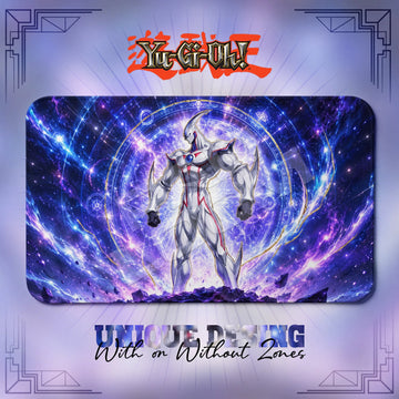 Elemental Hero Neos Cosmic Playmat – Yugioh TCG duel mat, 24 x 14 in
