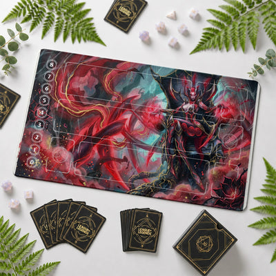 Elise Crimson Playmat - LoL Riftbound TCG Mat
