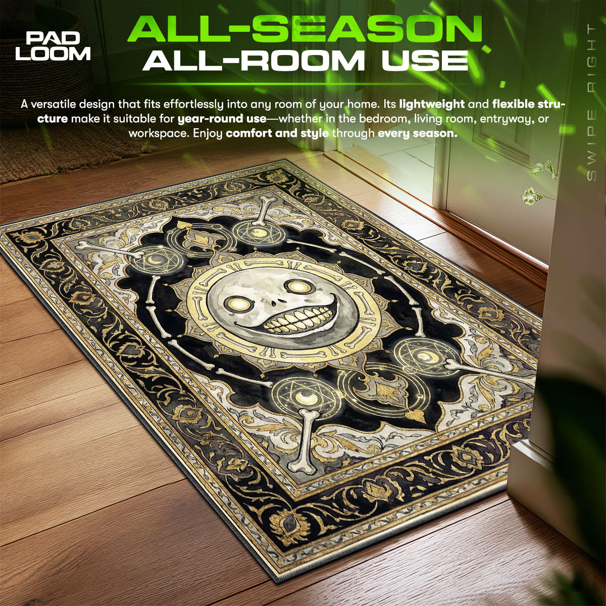 Emil Arcane Grin Rug - Nier Automata Chair Mat