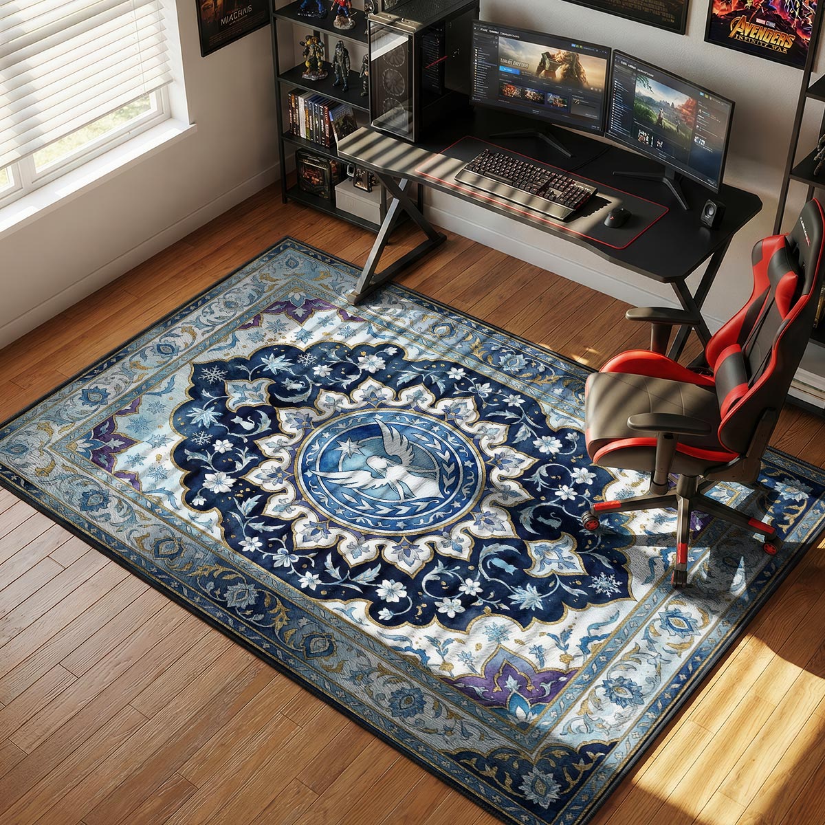 Emilia Angelic Crest Rug - Re:Zero Chair Mat