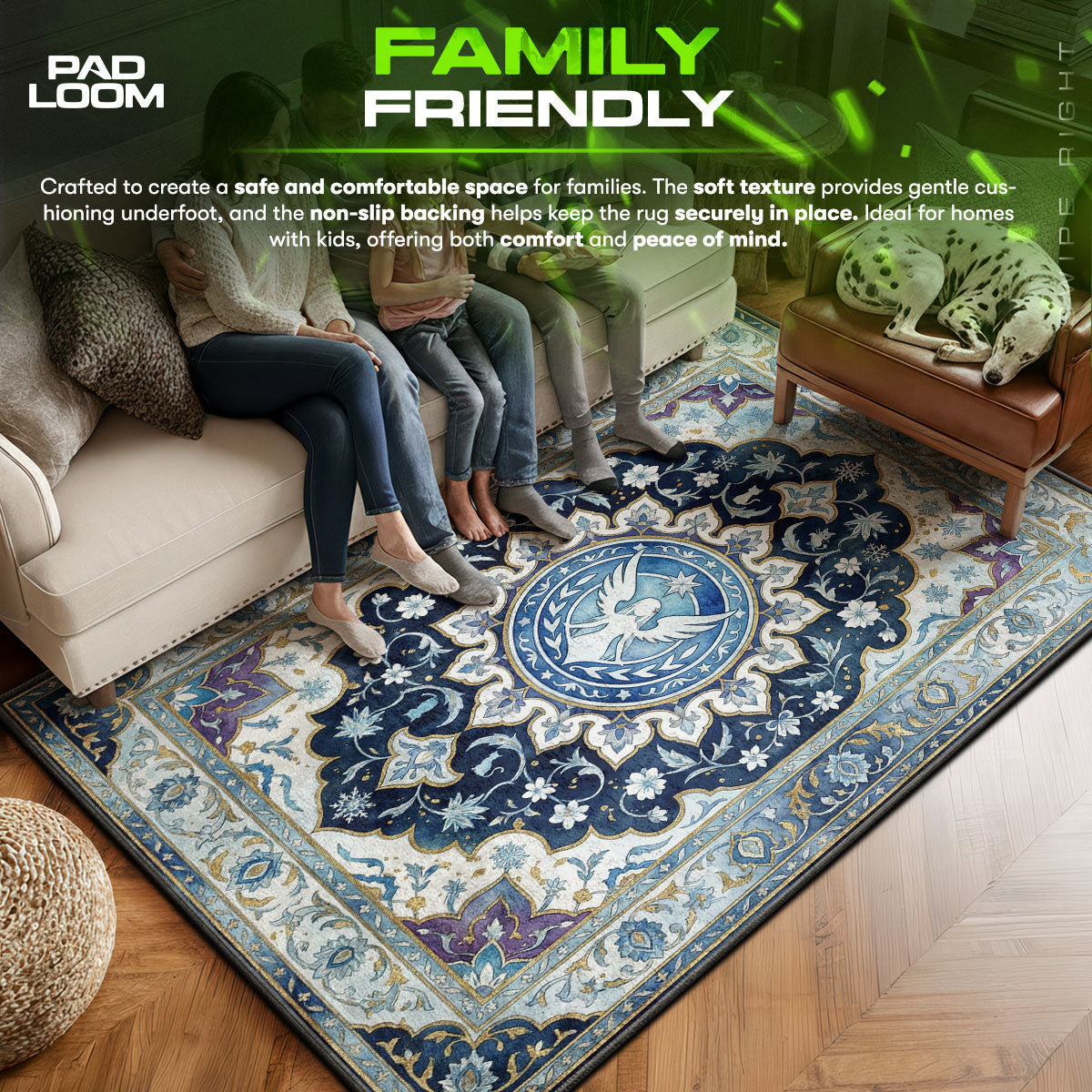 Emilia Angelic Crest Rug - Re:Zero Chair Mat