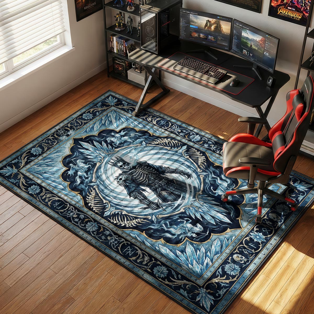 Eredin Wild Hunt Rug - Witcher 3 Chair Mat