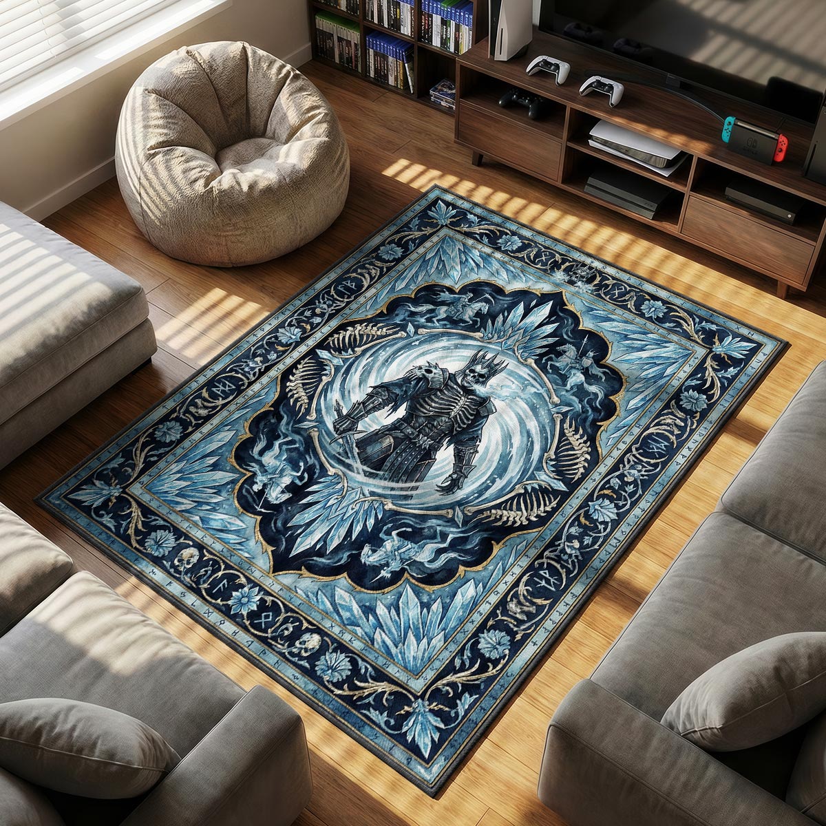 Eredin Wild Hunt Rug - Witcher 3 Chair Mat
