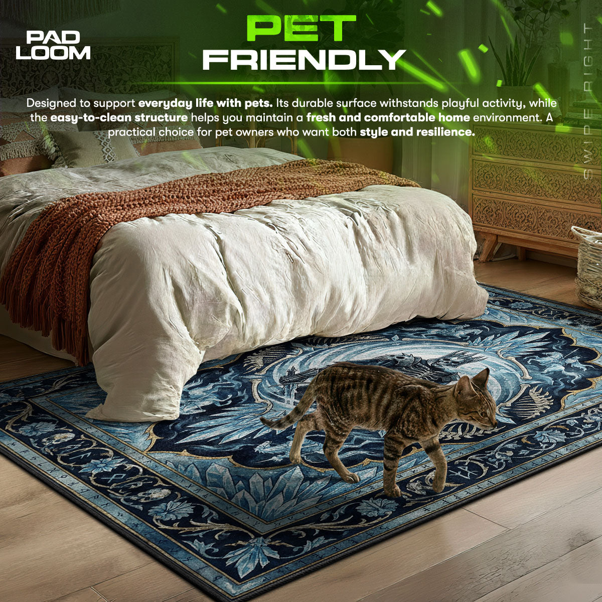 Eredin Wild Hunt Rug - Witcher 3 Chair Mat