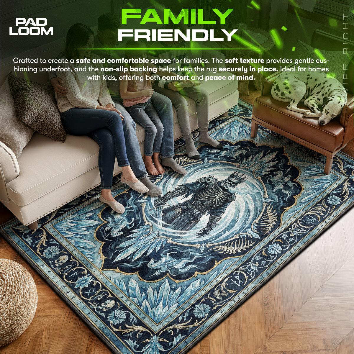 Eredin Wild Hunt Rug - Witcher 3 Chair Mat