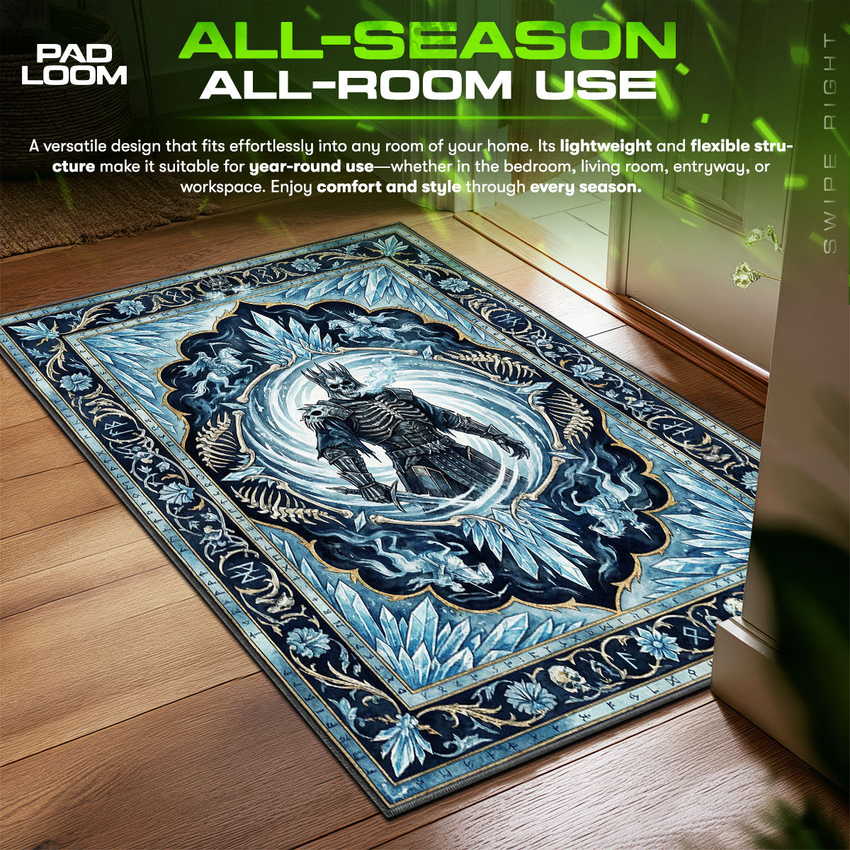 Eredin Wild Hunt Rug - Witcher 3 Chair Mat