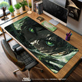 Eren Yeager Green Eyes Mouse Pad, Anime Gaming Desk Mat Padloom