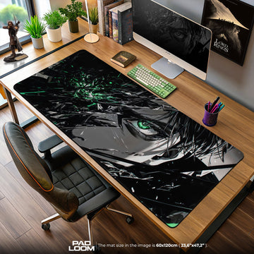 Eren Yeager Mouse Pad, Shattered Gaze Gaming Desk Mat Padloom
