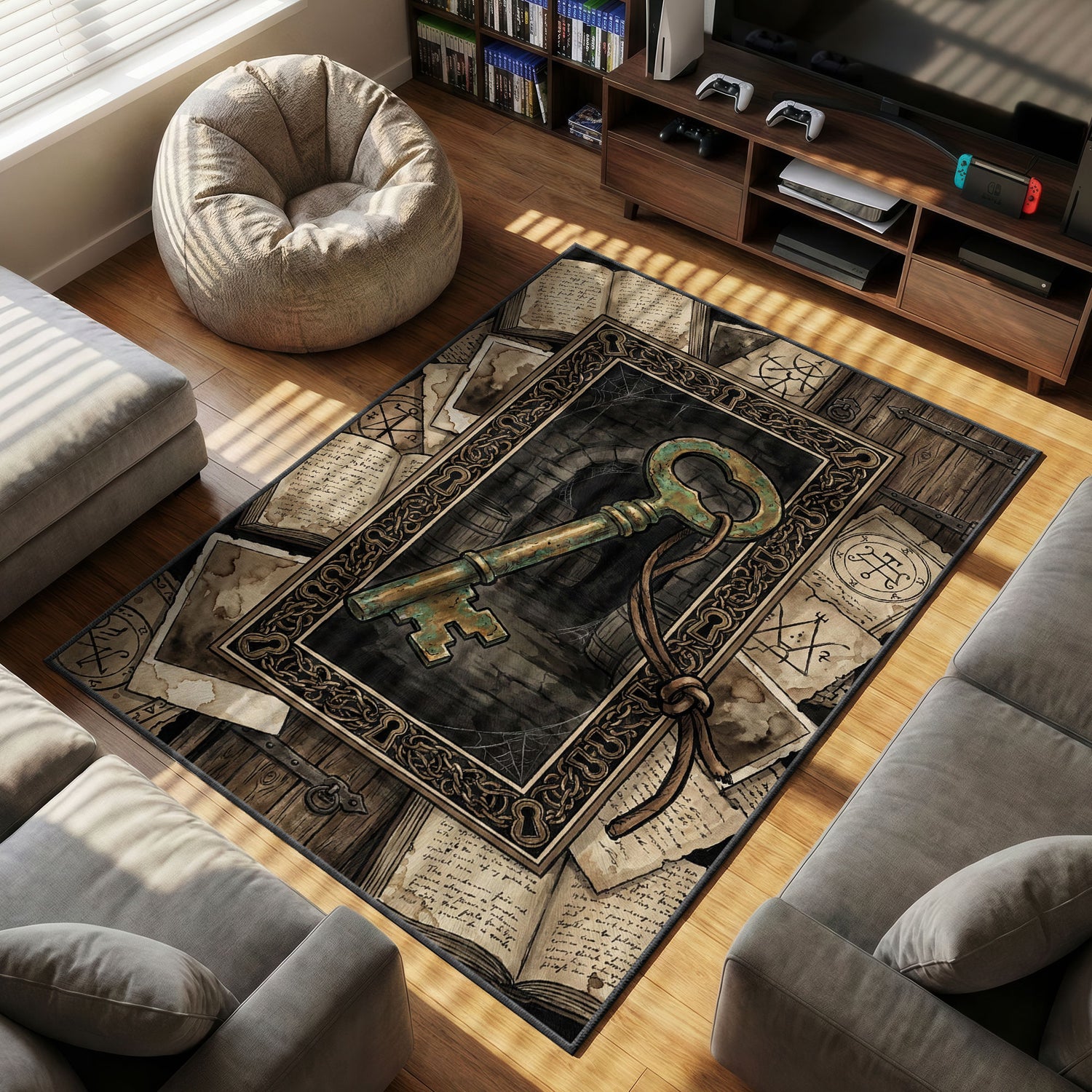 Der Schlüssel zum Keller Artefakt-Teppich - Angriff der Titanen Stuhlmatte