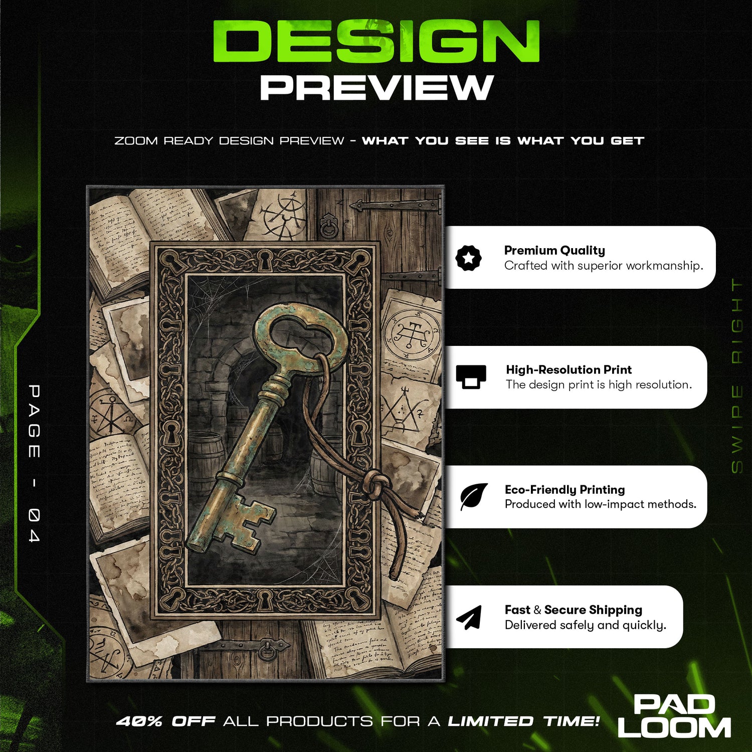 Der Schlüssel zum Keller Artefakt-Teppich - Angriff der Titanen Stuhlmatte