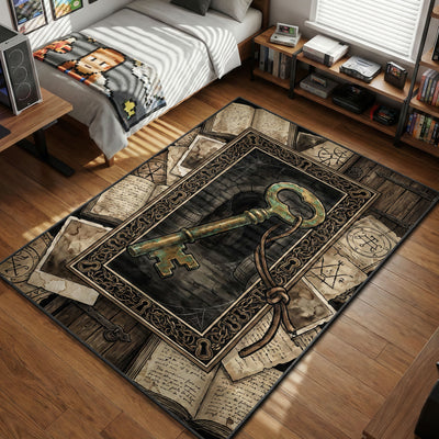 The Basement Key Artifact Rug - Attack on Titan Chair Mat