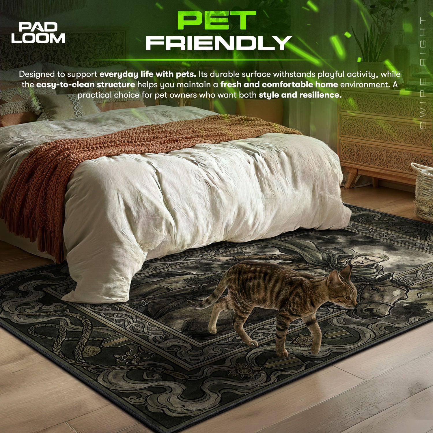 Commander Erwin Charge Rug - Attack on Titan Chair Mat