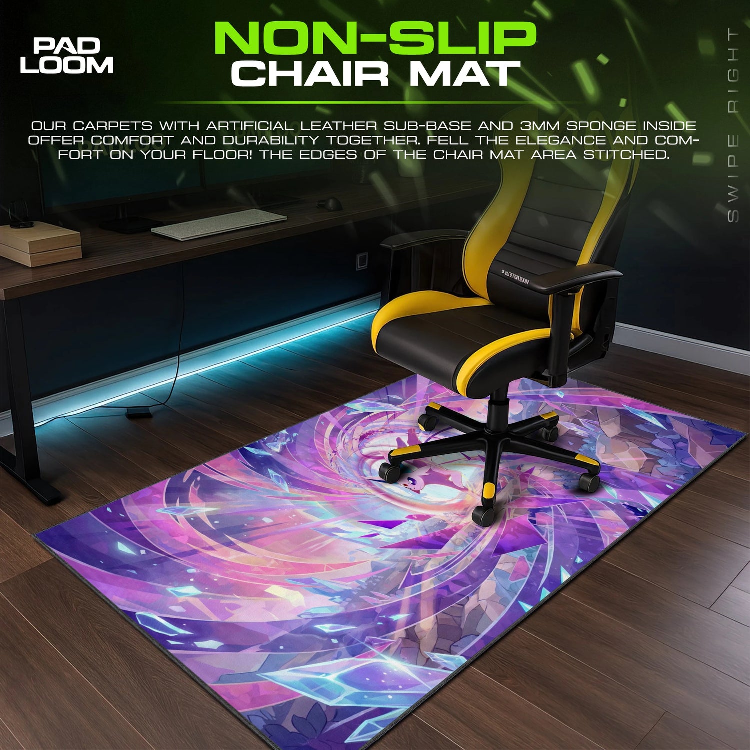 Espeon Crystal Vortex Mouse Pad - Pokémon Desk Mat