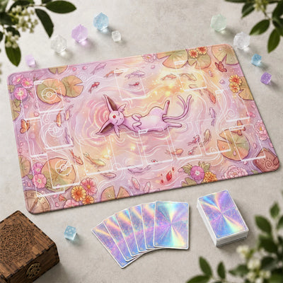 Espeon Pond Playmat - Pokemon TCG Mat