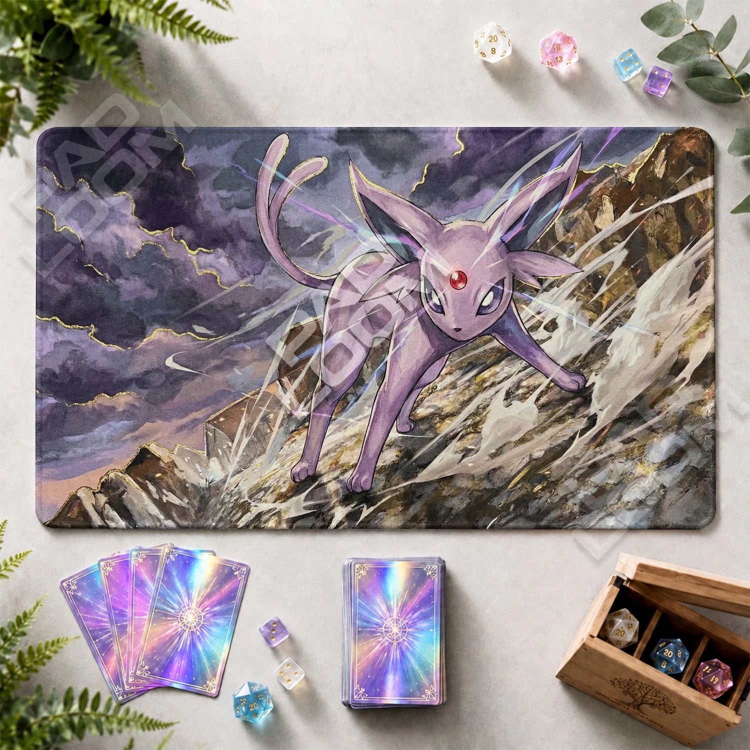 Espeon Ridge Playmat - Pokemon TCG Mat - view 2