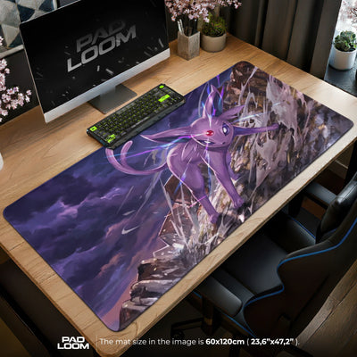 Espeon Sturmklippen-Blick Mauspad - Pokémon Schreibtischunterlage
