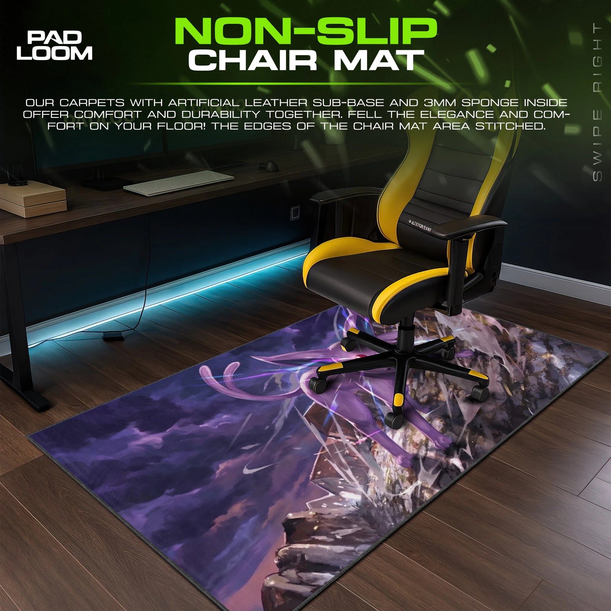 Espeon Stormcliff Gaze Mouse Pad - Pokémon Desk Mat