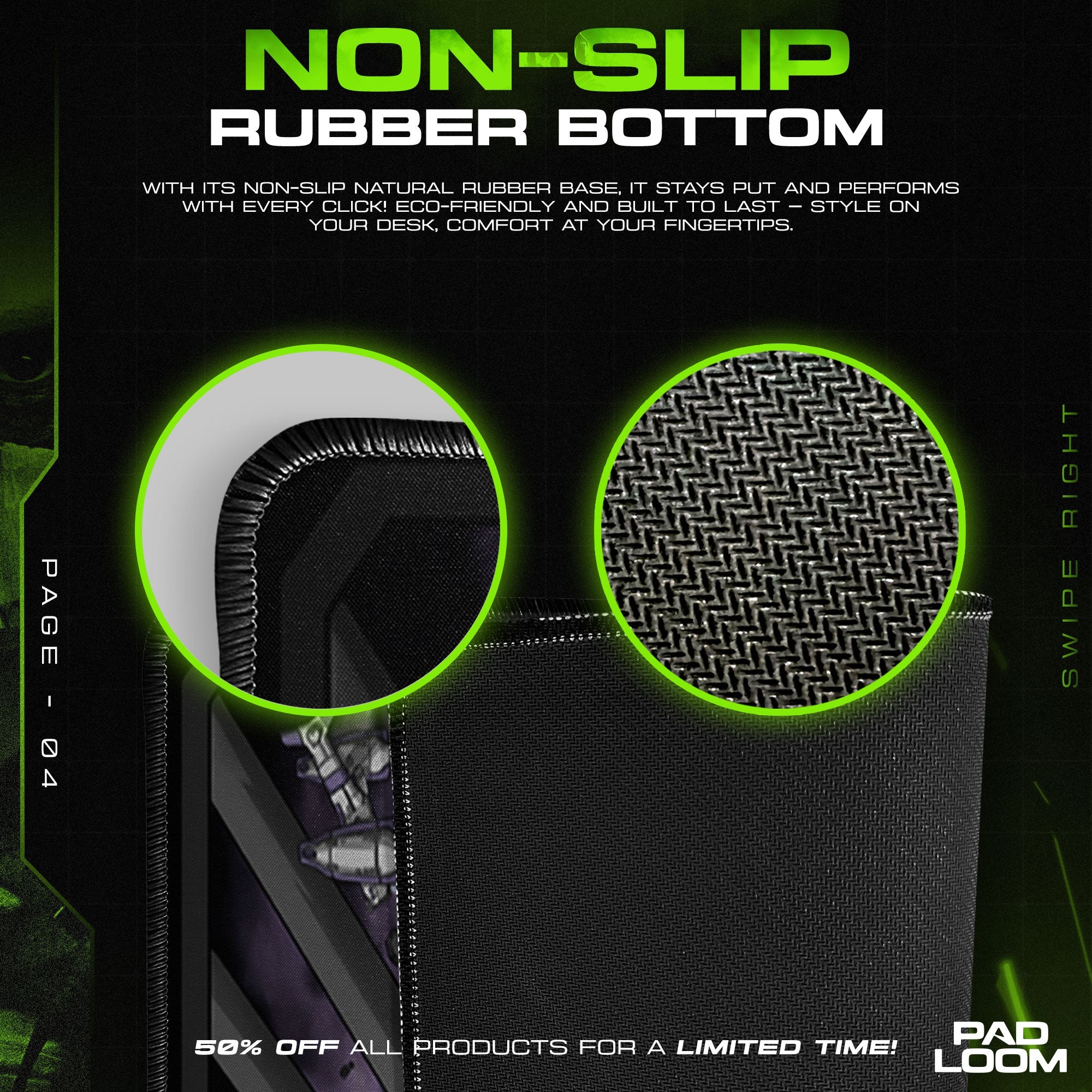 Evangelion Apocalypse Mouse Pad, Anime Gaming Desk Mat Padloom