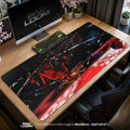 Evangelion Mouse Pad - Red EVA Battle Desk Mat Padloom
