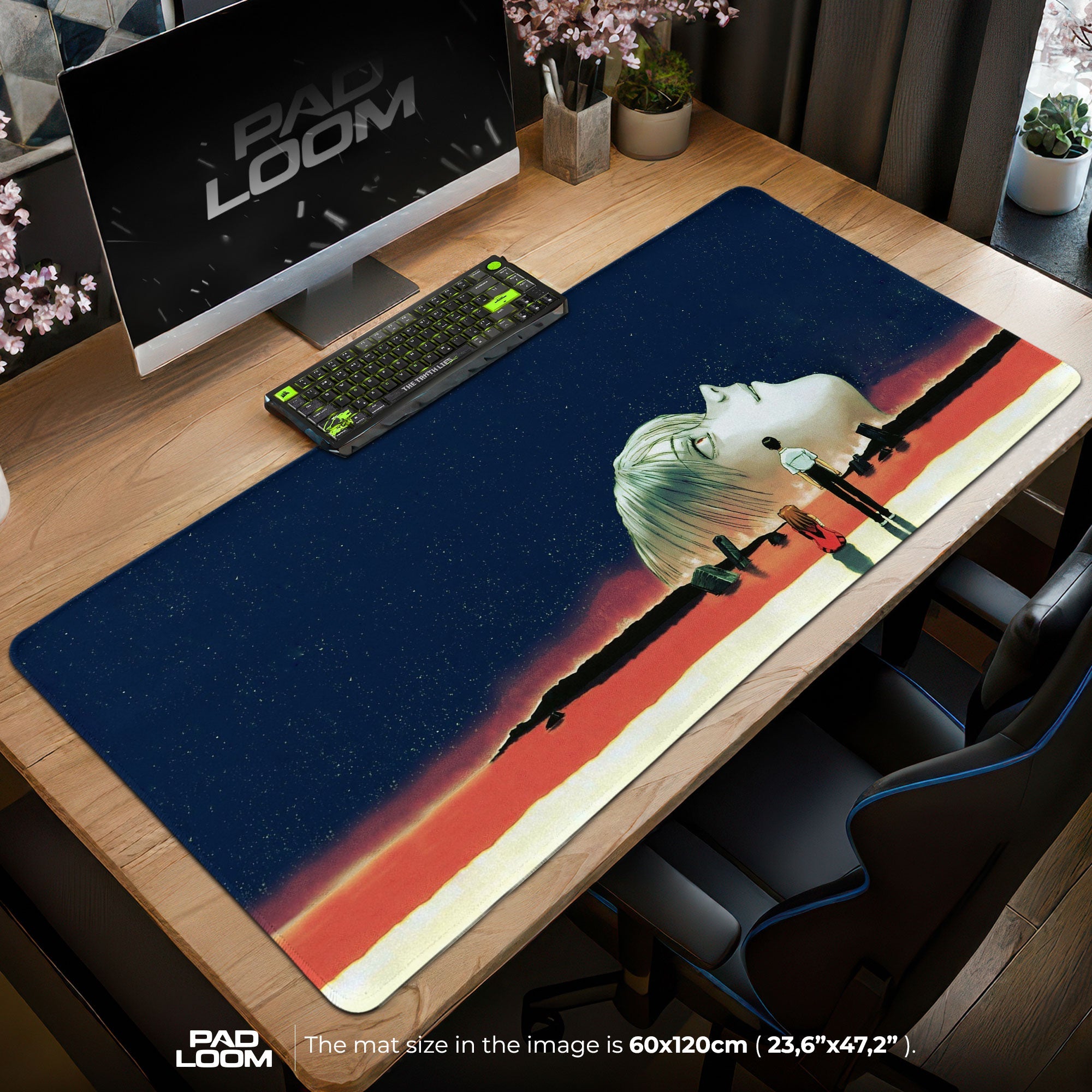 Evangelion Mouse Pad - The End of Mecha Desk Mat Padloom