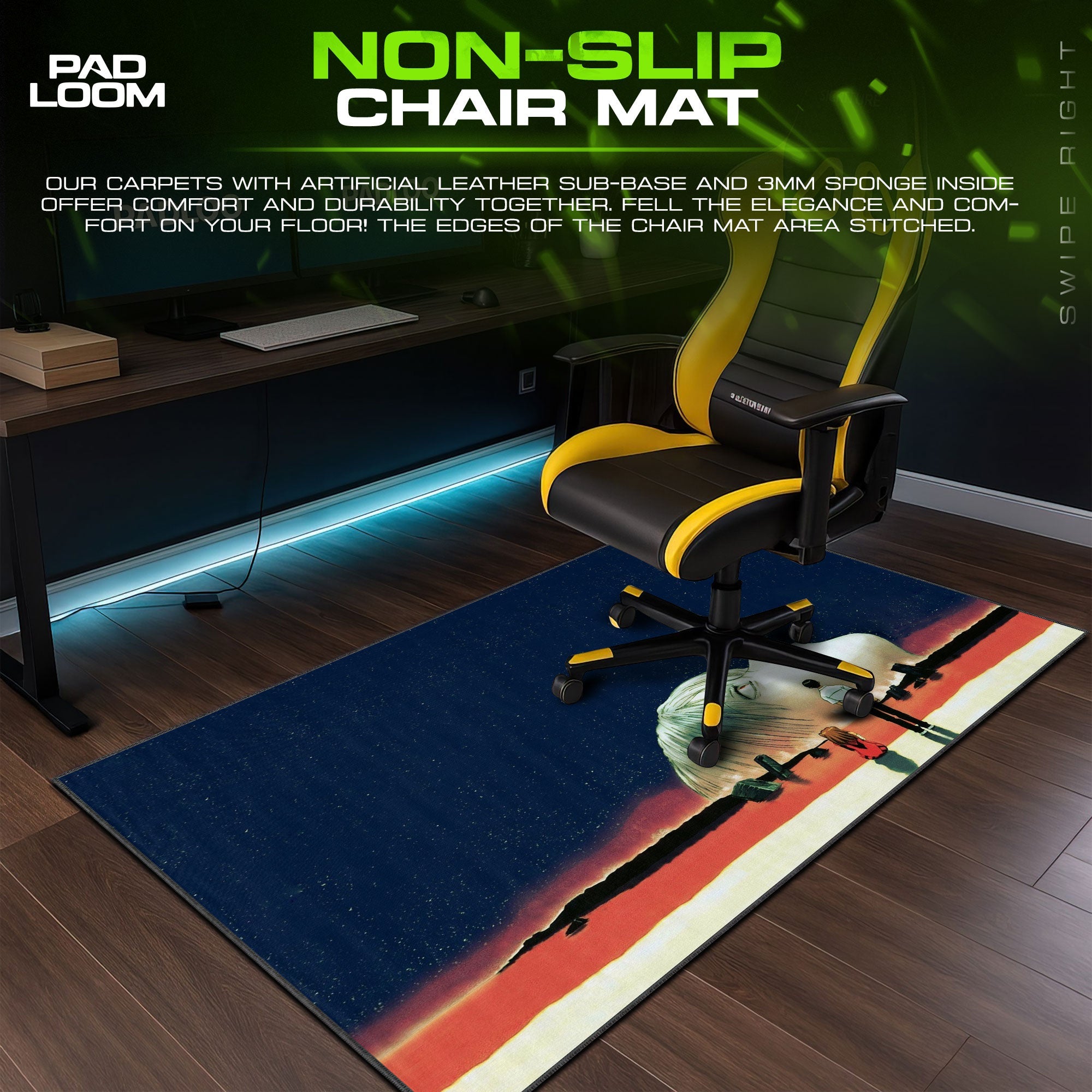 Evangelion Mouse Pad - The End of Mecha Desk Mat Padloom