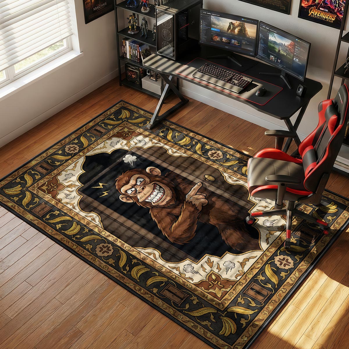 Evil Monkey Closet Family Guy Room rug — main product view