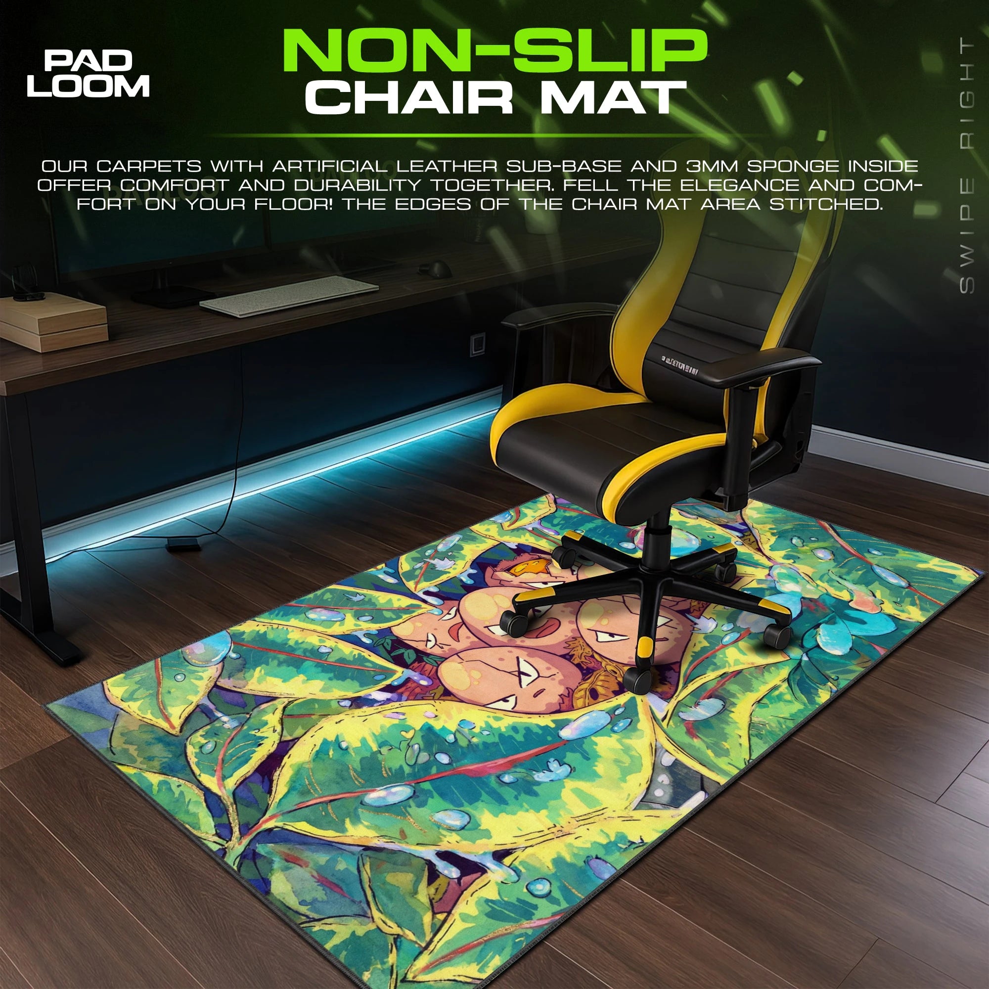 Exeggcute Leaf Nest Mouse Pad - Pokemon Desk Mat