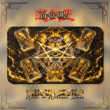 Exodia Complete Playmat – Yugioh TCG duel mat, 24 x 14 in