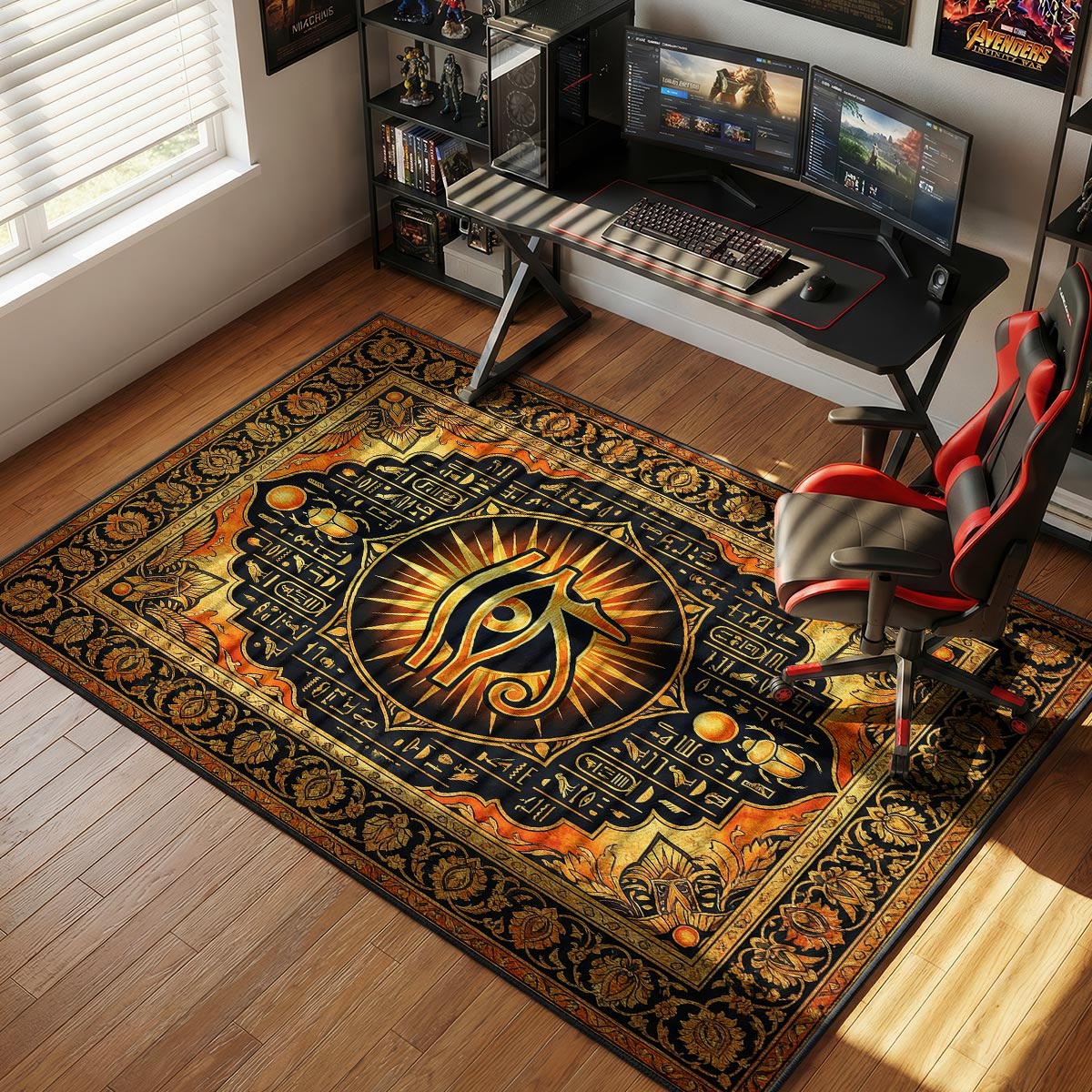 Eye of Osiris Flawless Rug - Destiny 2 Chair Mat