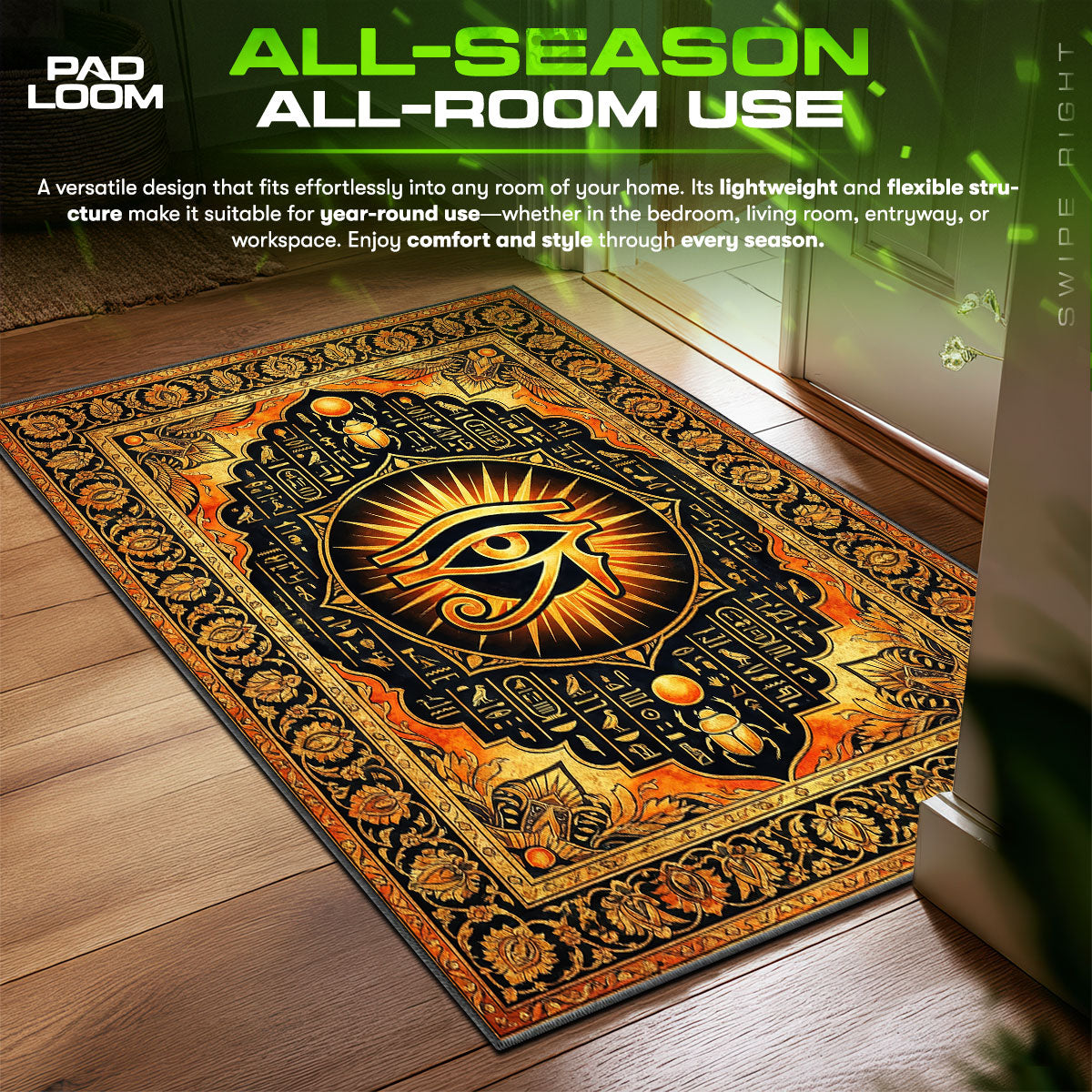 Eye of Osiris Flawless Rug - Destiny 2 Chair Mat