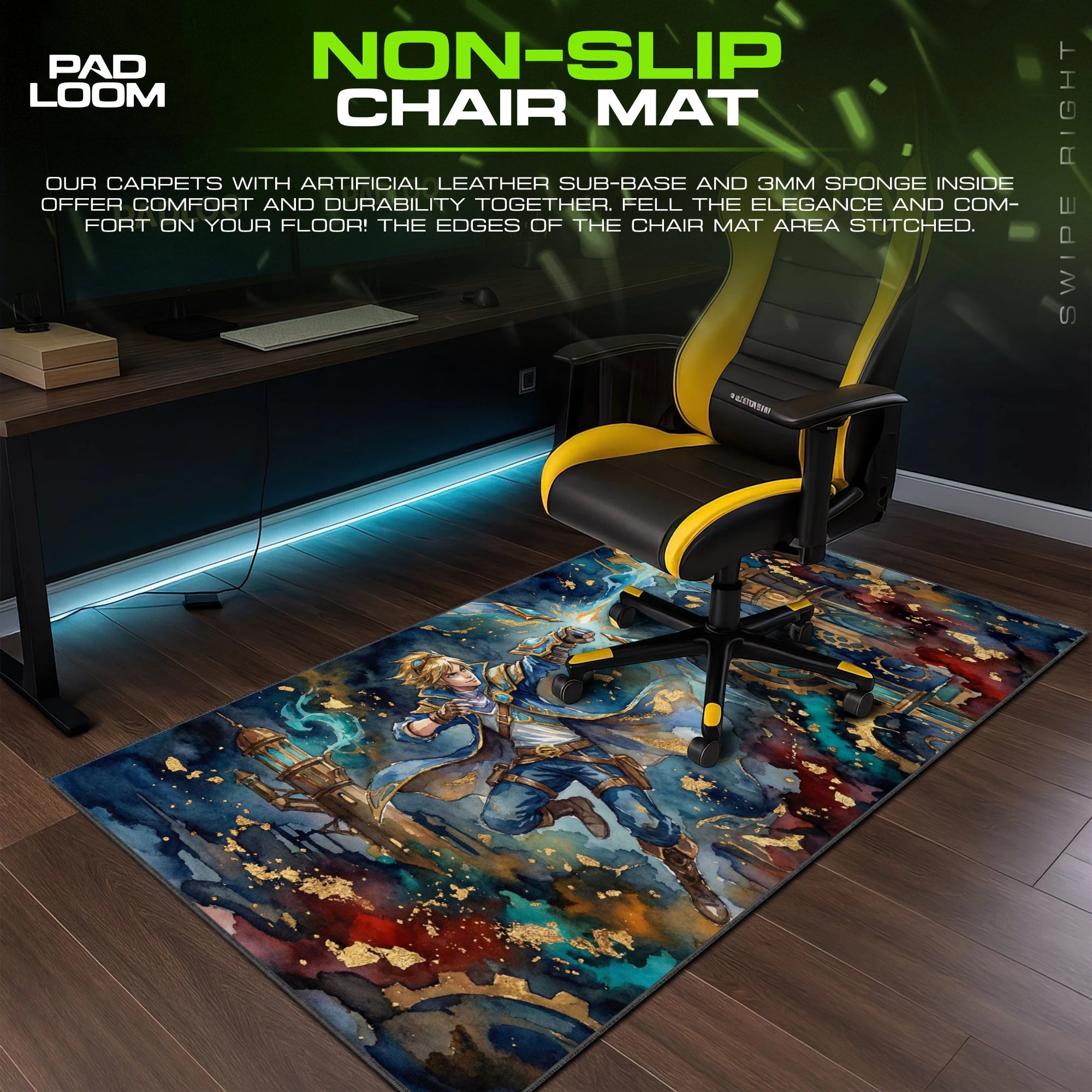 Ezreal Arcane Shift Mouse Pad - League of Legends Mat