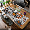 Fairy Tail Manga Panels Mouse Pad, Anime Desk Mat Padloom