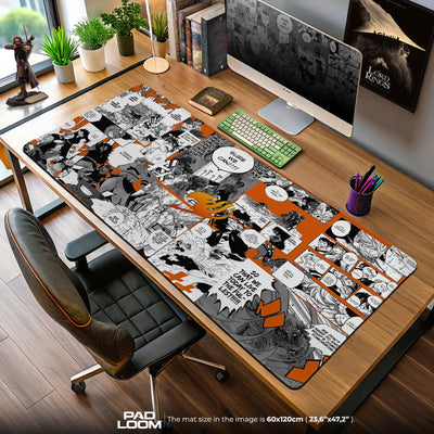 Fairy Tail Manga Panels Mouse Pad, Anime Desk Mat