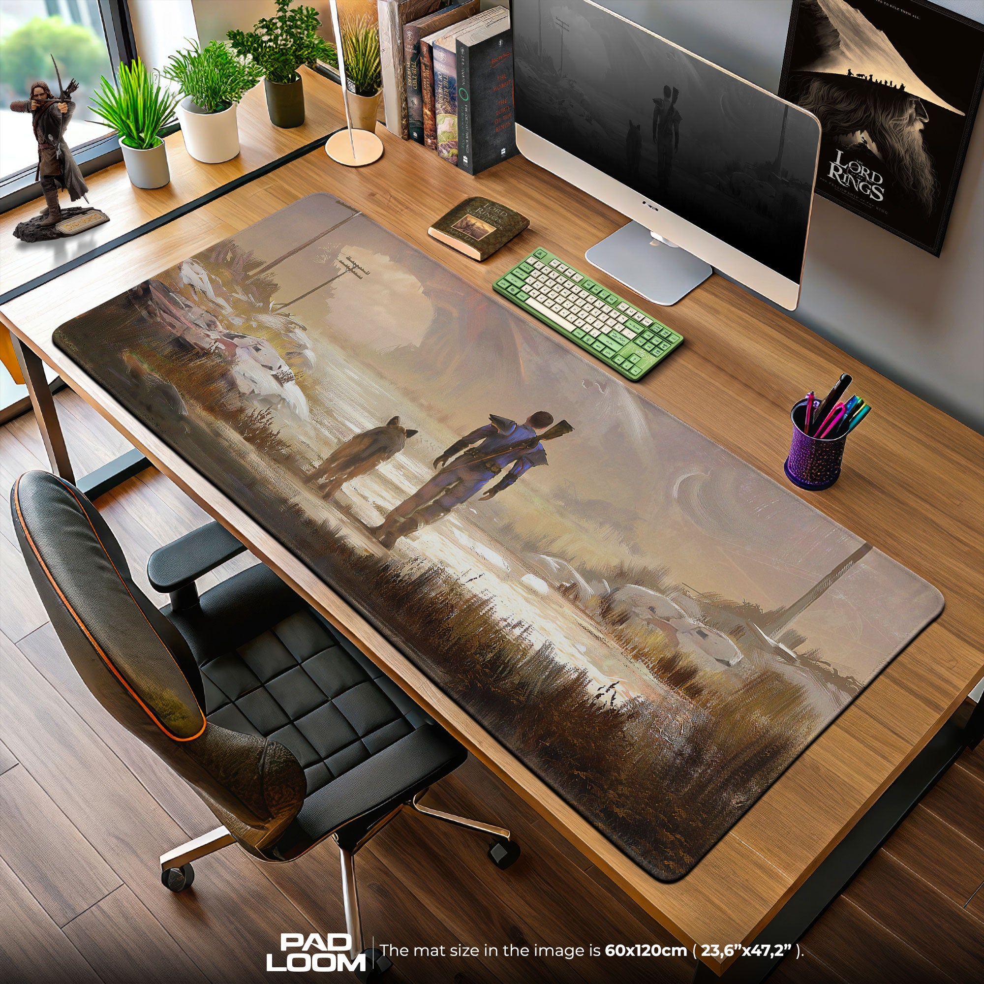 Fallout Mouse Pad, Lone Wanderer Game Desk Mat – Padloom