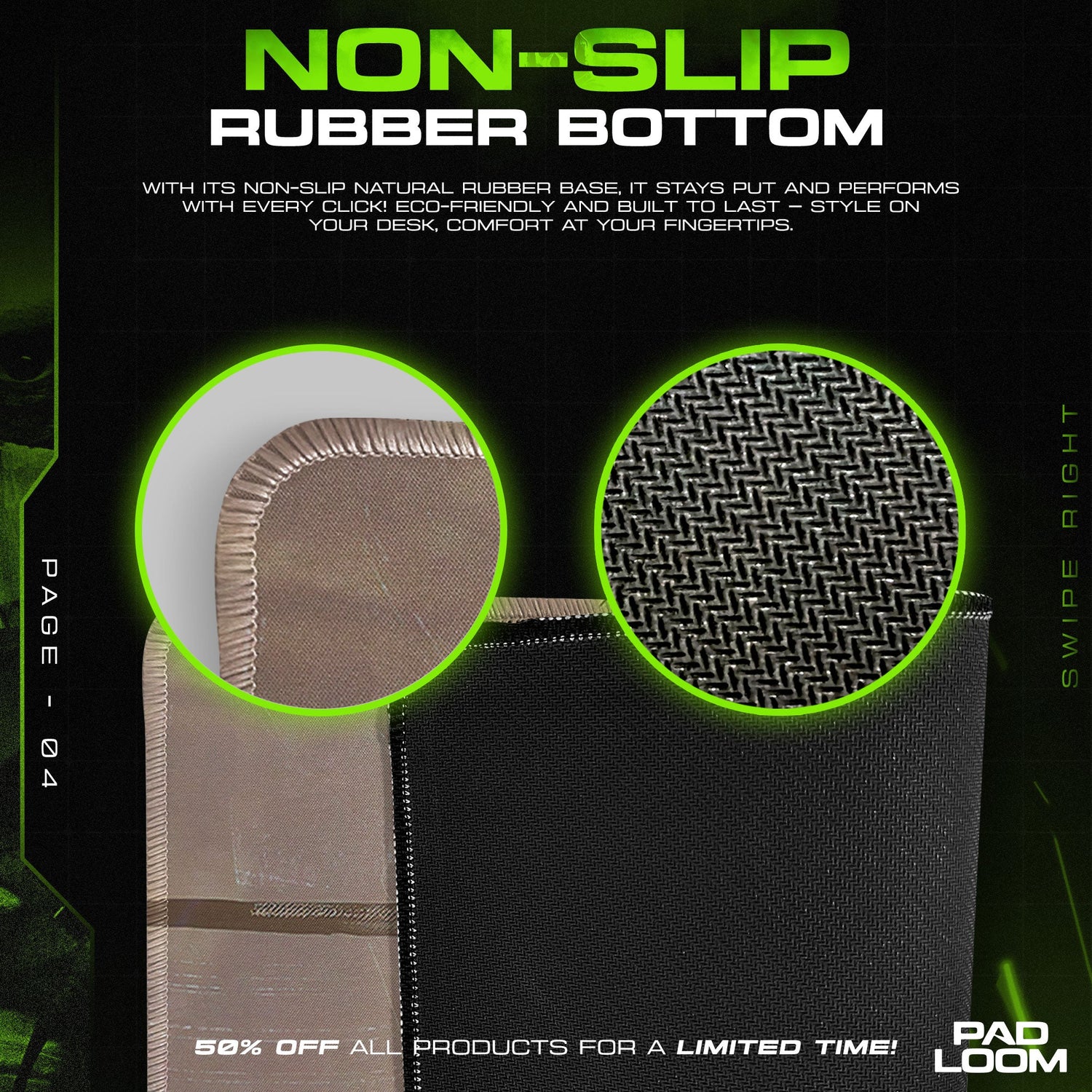 Fallout Mouse Pad, Lone Wanderer Game Desk Mat Padloom