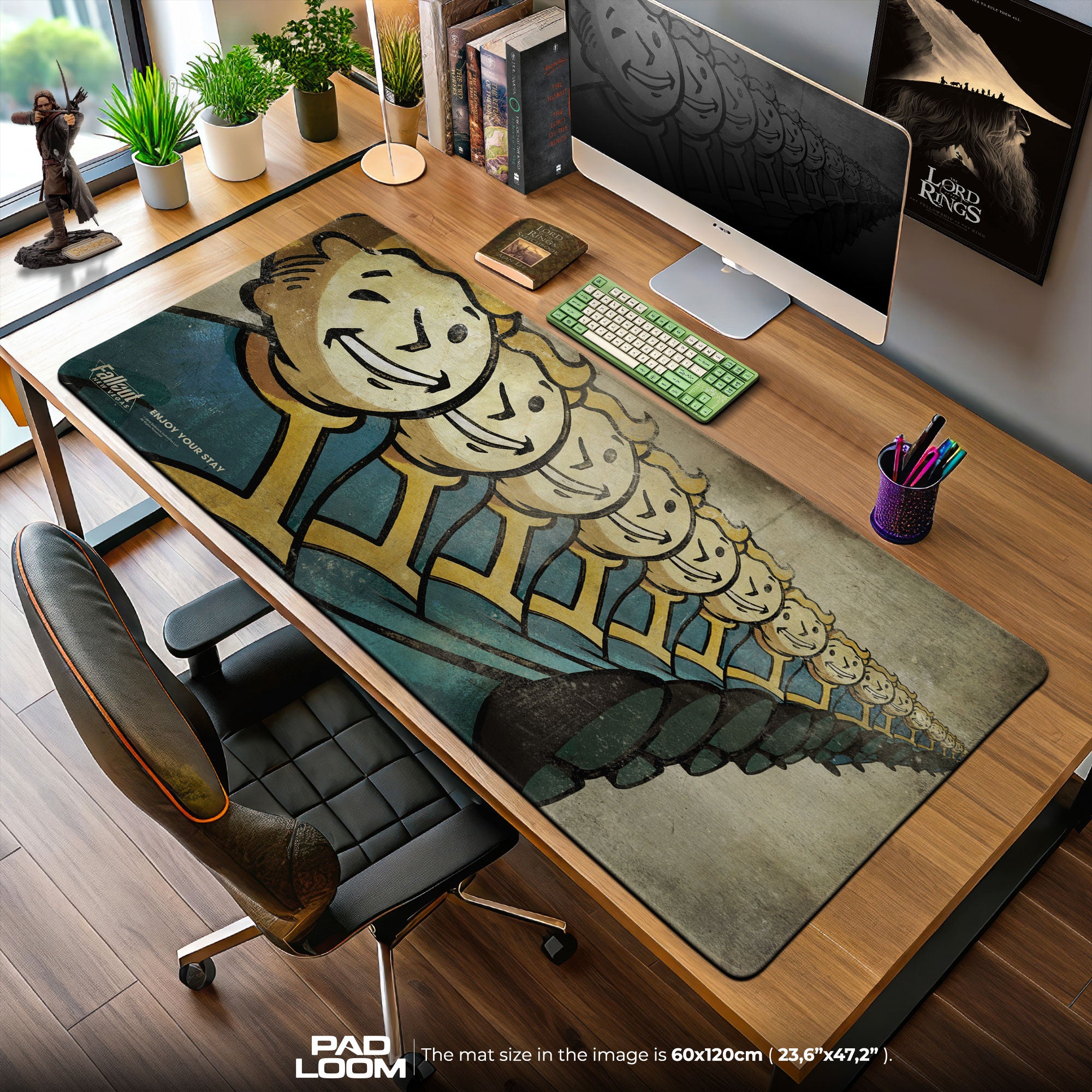 Fallout Mouse Pad, Vault Boy Game Desk Mat