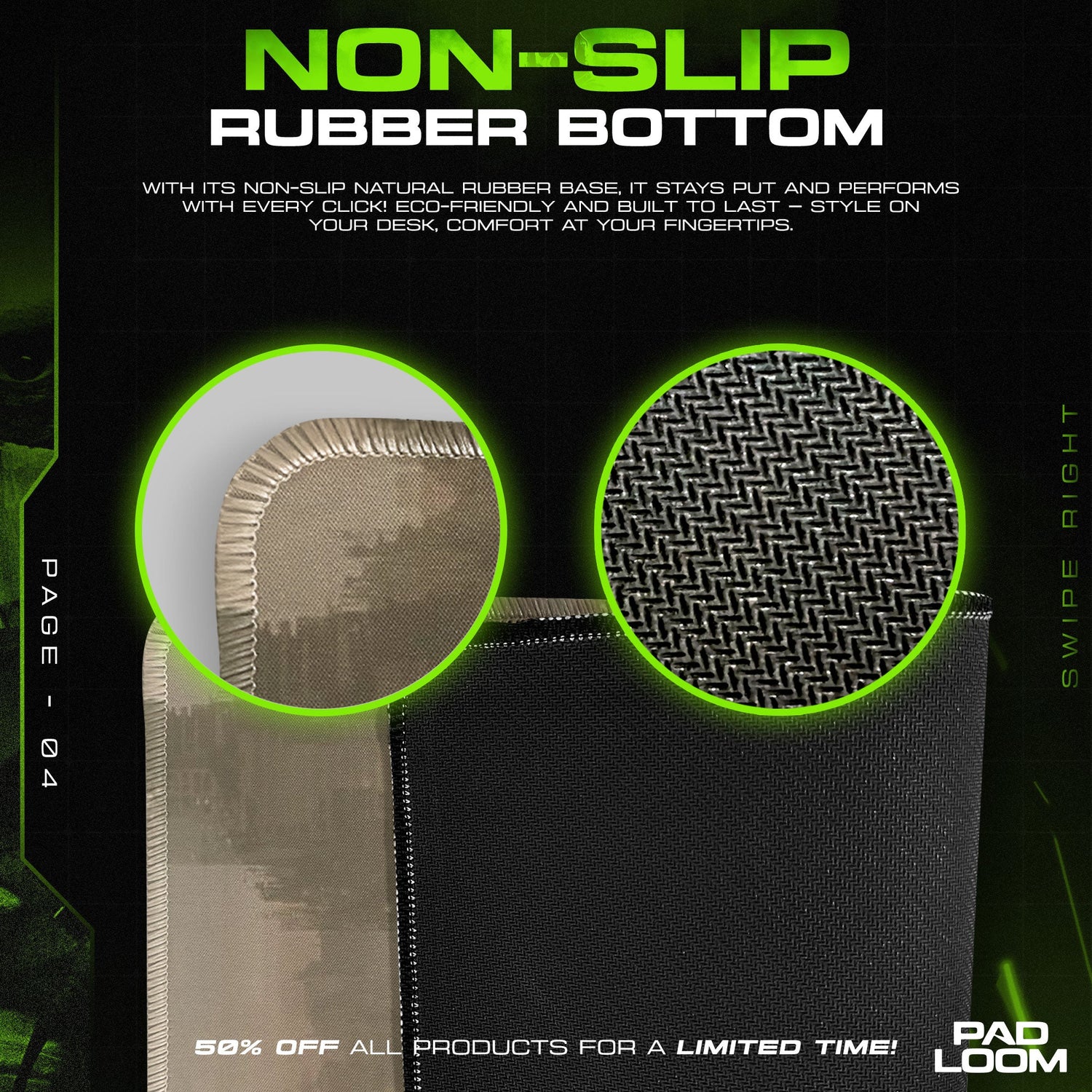 Fallout Mouse Pad, Warship Ruins Game Desk Mat Padloom