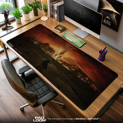 Fallout New Vegas Mouse Pad, Wasteland Game Desk Mat