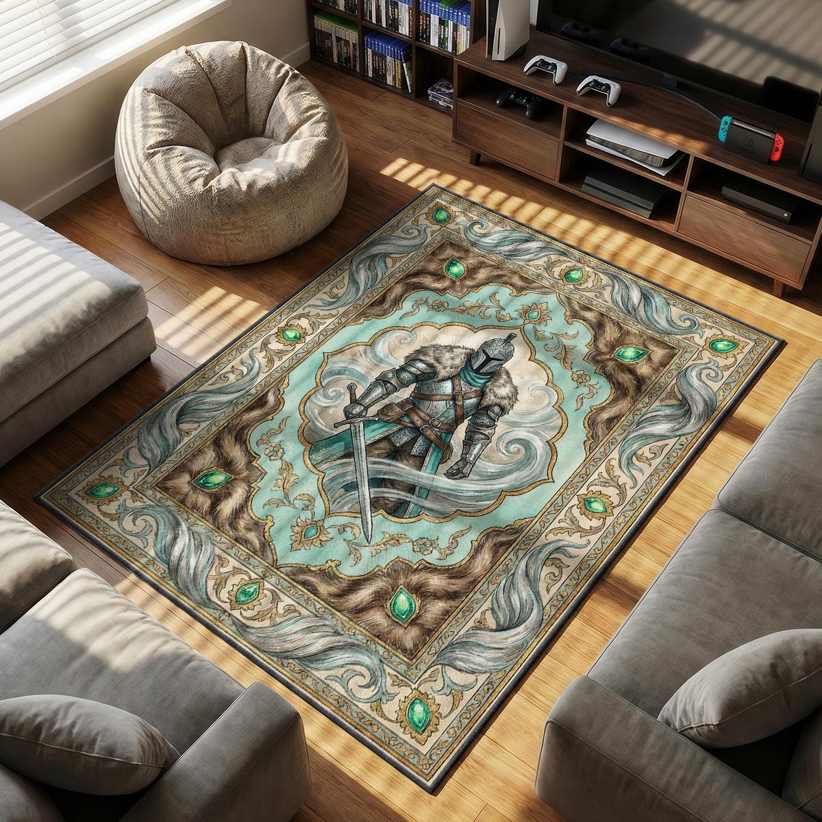 Faraam-Ritter Sturmteppich - Dark Souls Stuhlunterlage