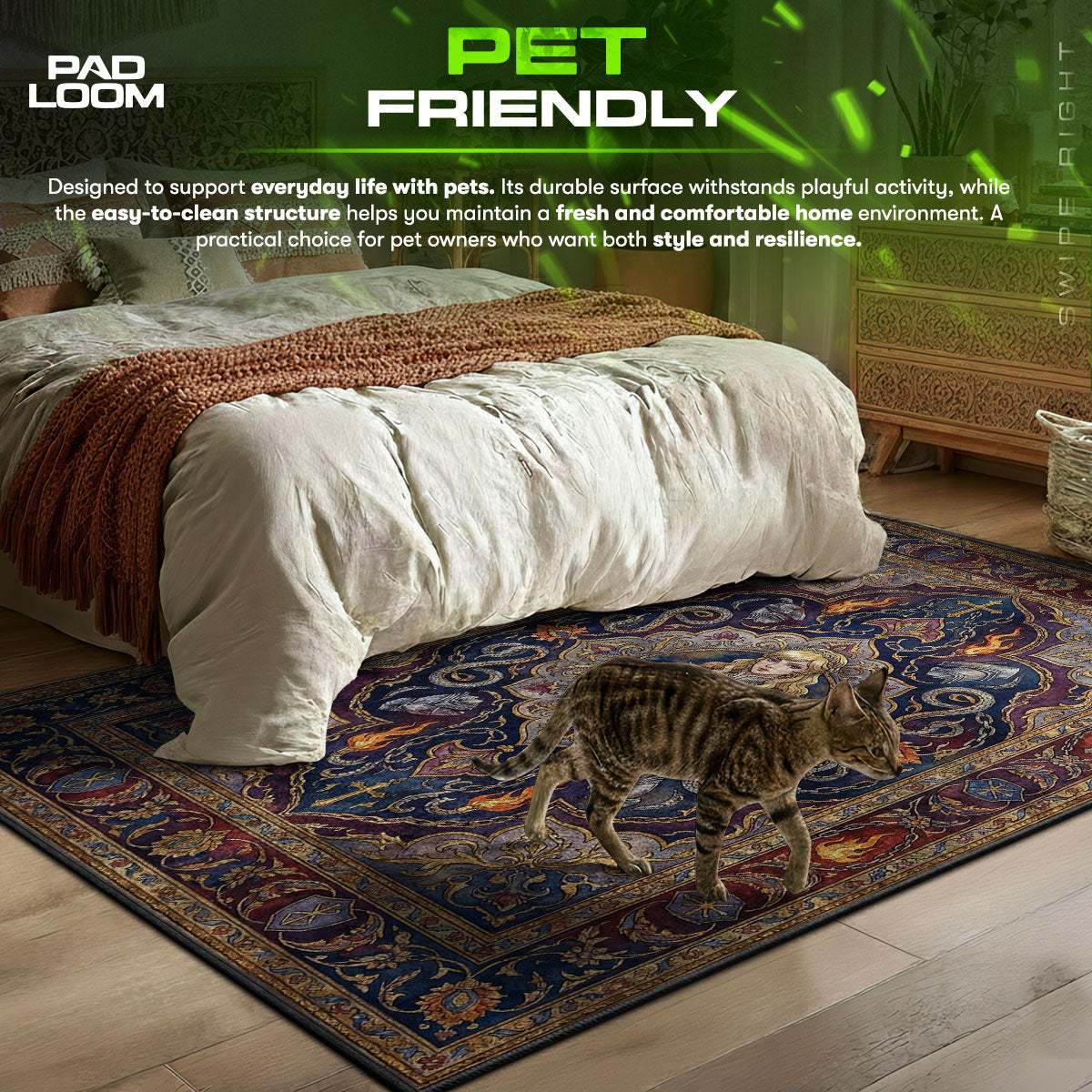 Farnese Holy Knight Rug - Berserk Chair Mat