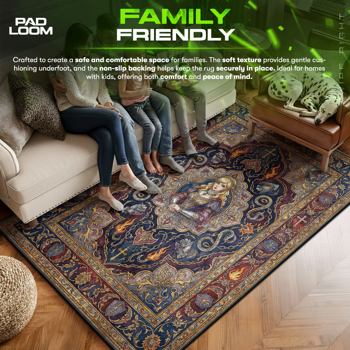 Farnese Holy Knight Rug - Berserk Chair Mat