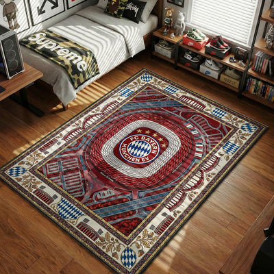 FC Bayern Stadium Rug - Football Floor Mat