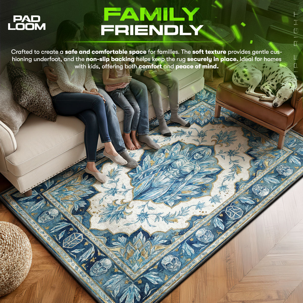 Weiblicher Titan Kristallteppich - Angriff auf Titan Stuhlmatte