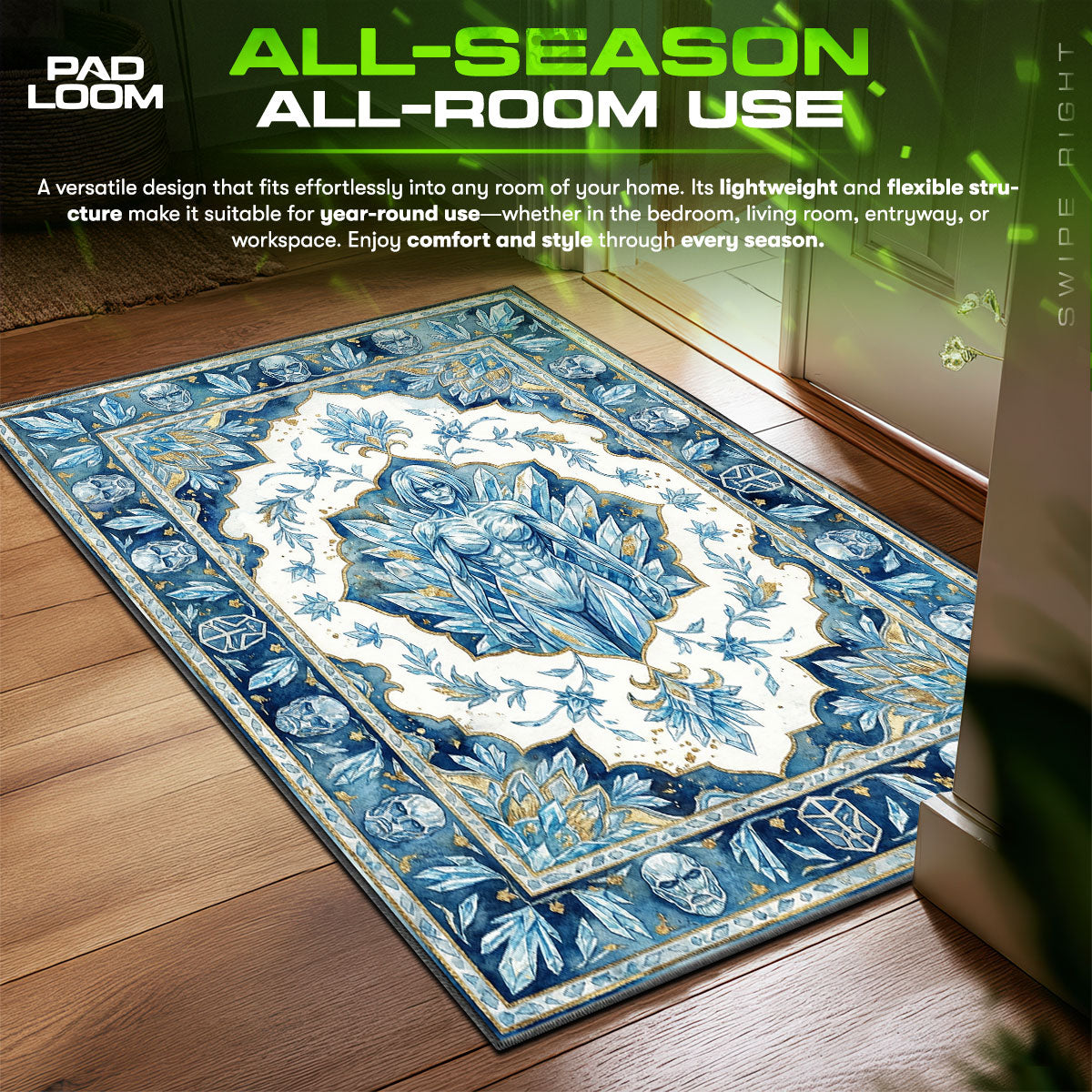 Weiblicher Titan Kristallteppich - Angriff auf Titan Stuhlmatte