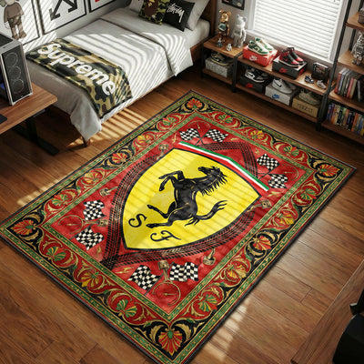 Ferrari Scuderia Shield Rug - Motorsport Mat