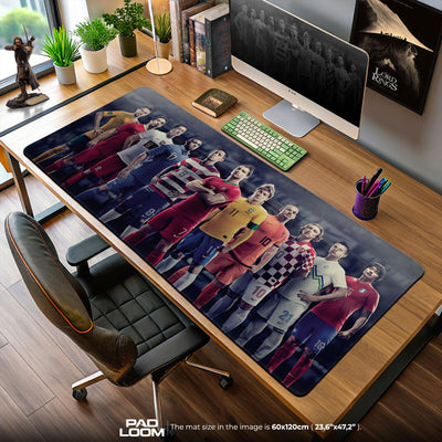 FIFA All-Stars Lineup Mouse Pad, Gamer Desk Mat