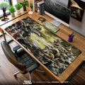 Final Fantasy Heroes vs Villains Mouse Pad, Game Desk Mat Padloom