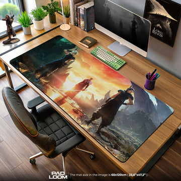 Final Fantasy Reunion Mouse Pad, Buster Sword Gaming Desk Mat