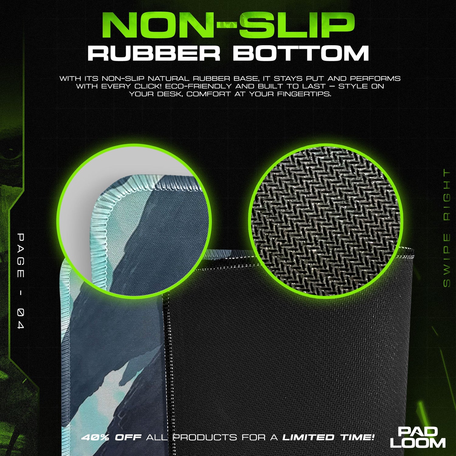 Final Fantasy Reunion Mouse Pad, Buster Sword Gaming Desk Mat Padloom