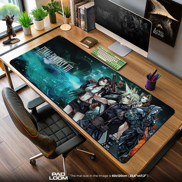 Final Fantasy VII Anniversary Mouse Pad, Game Anime Desk Mat